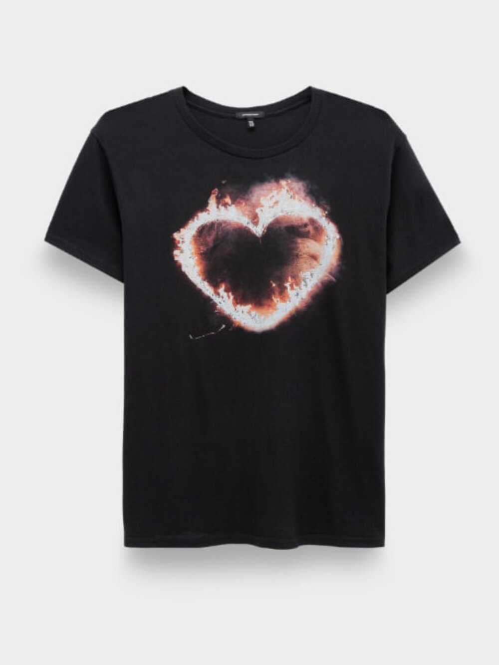 R13 NWOT Flaming Heart Boy Tee S